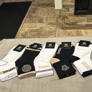 Men's Black, White Athletic Socks